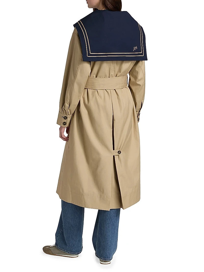Ella Cotton Trench Coat