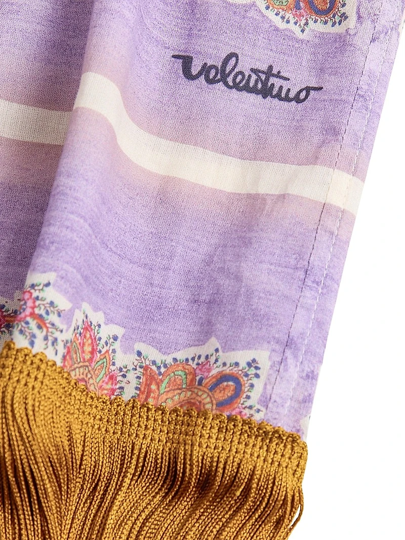 Short Dress Voyage Imaginaire Muslin