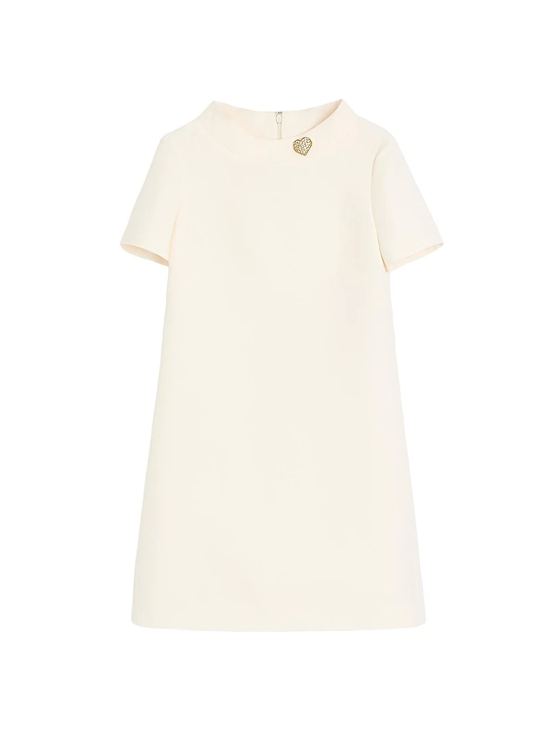 Crepe Couture Short Dress