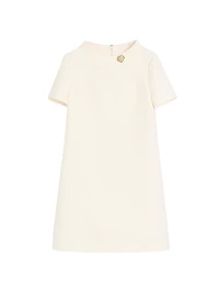 Crepe Couture Short Dress