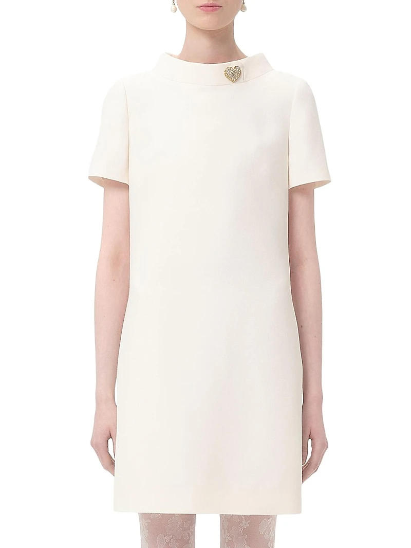 Crepe Couture Short Dress