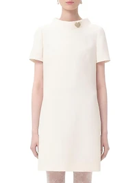 Crepe Couture Short Dress