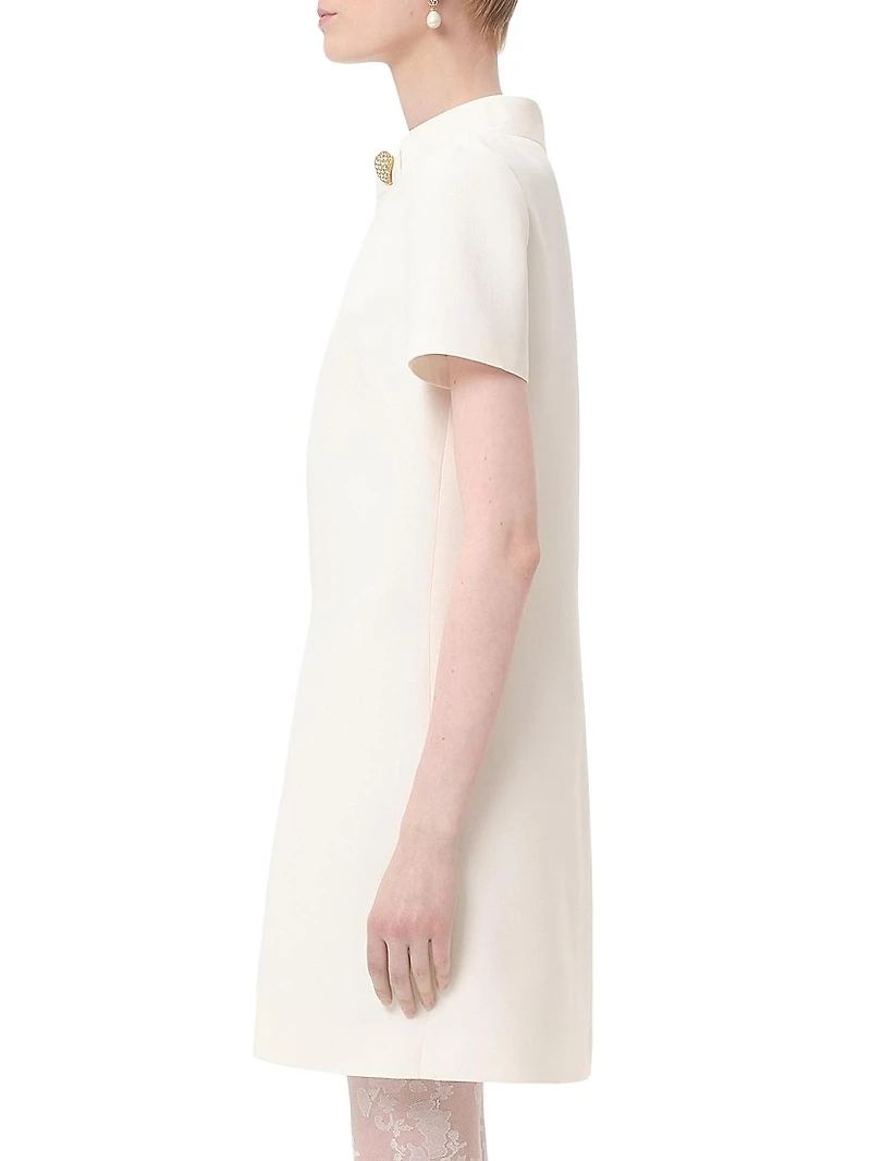 Crepe Couture Short Dress