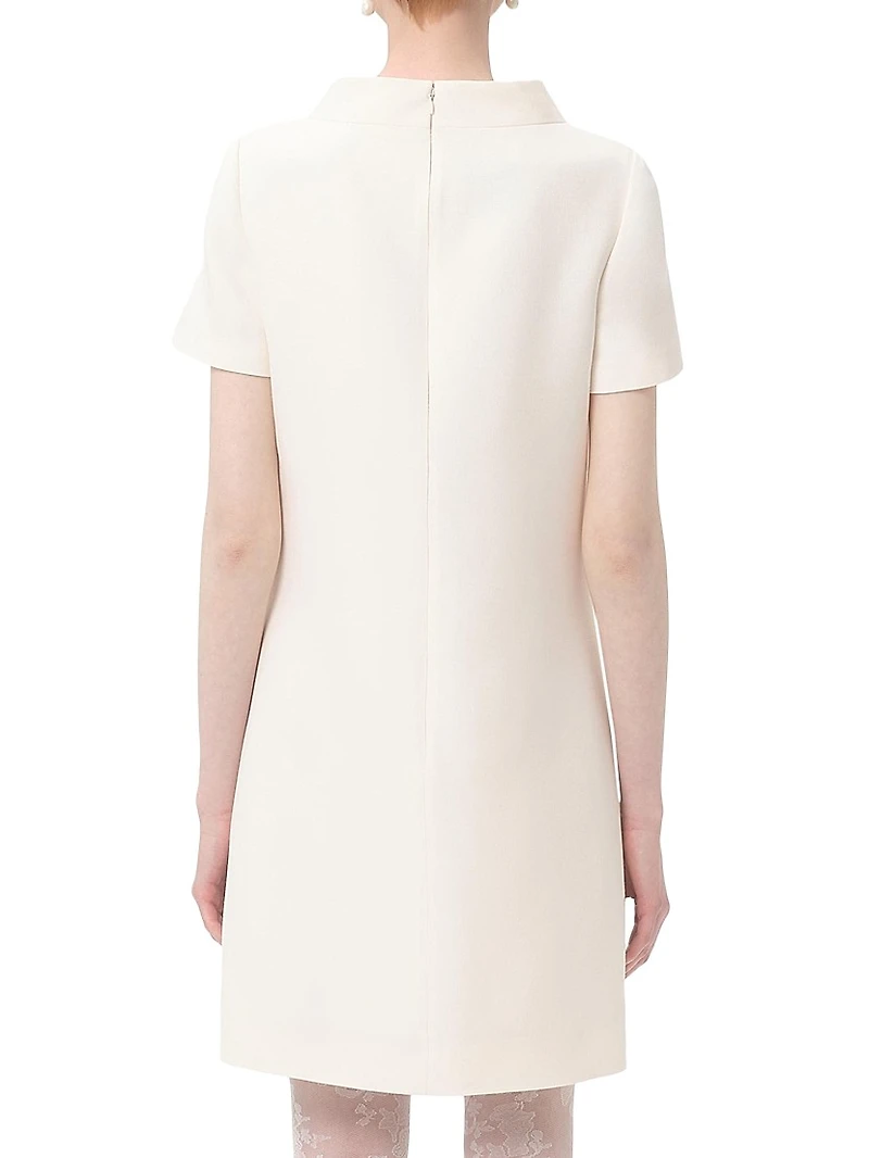 Crepe Couture Short Dress