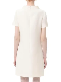 Crepe Couture Short Dress