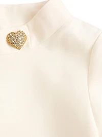 Crepe Couture Short Dress