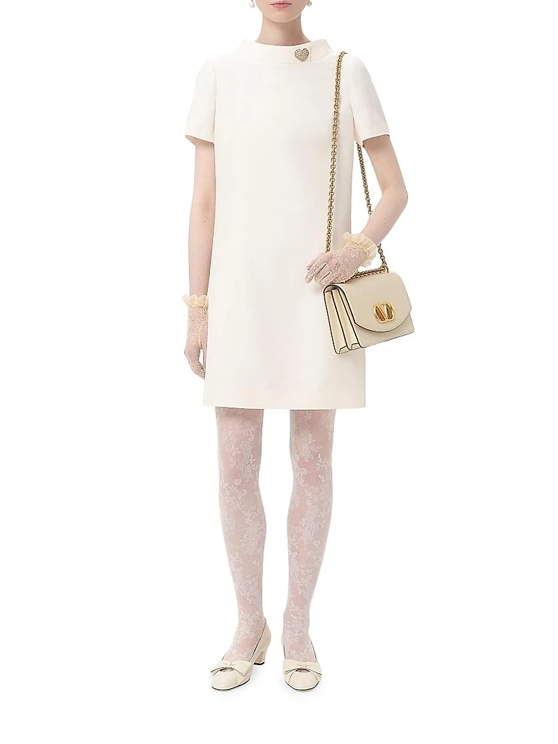 Crepe Couture Short Dress