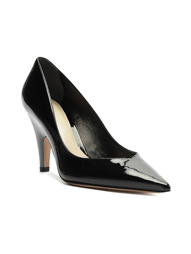 Frenchie 85MM Leather Pumps
