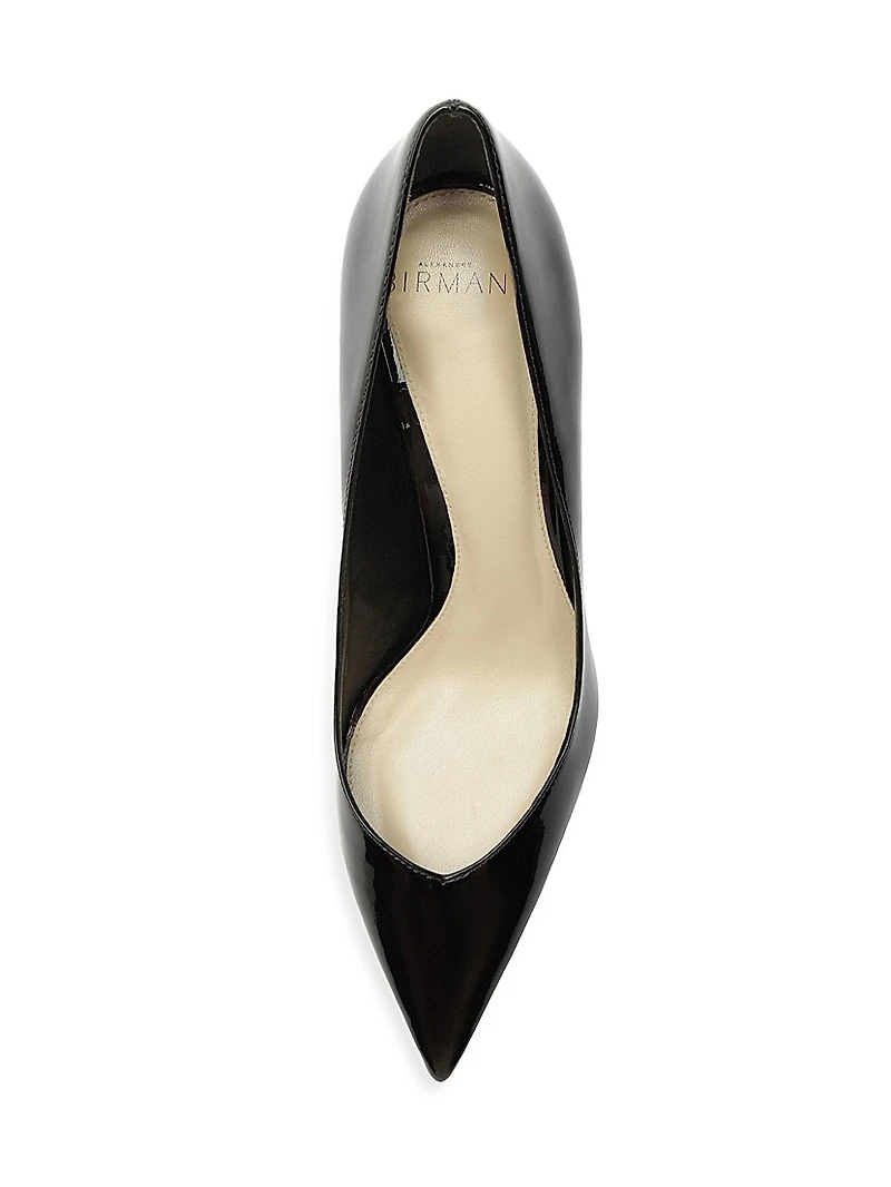 Frenchie 85MM Leather Pumps