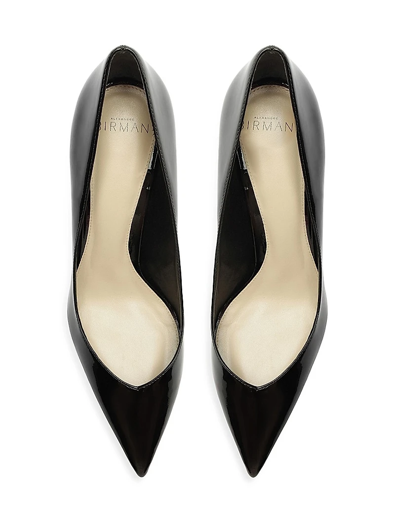 Frenchie 85MM Leather Pumps