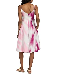 Thats A Wrap! Tie-Dye Midi-Dress