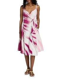 Thats A Wrap! Tie-Dye Midi-Dress
