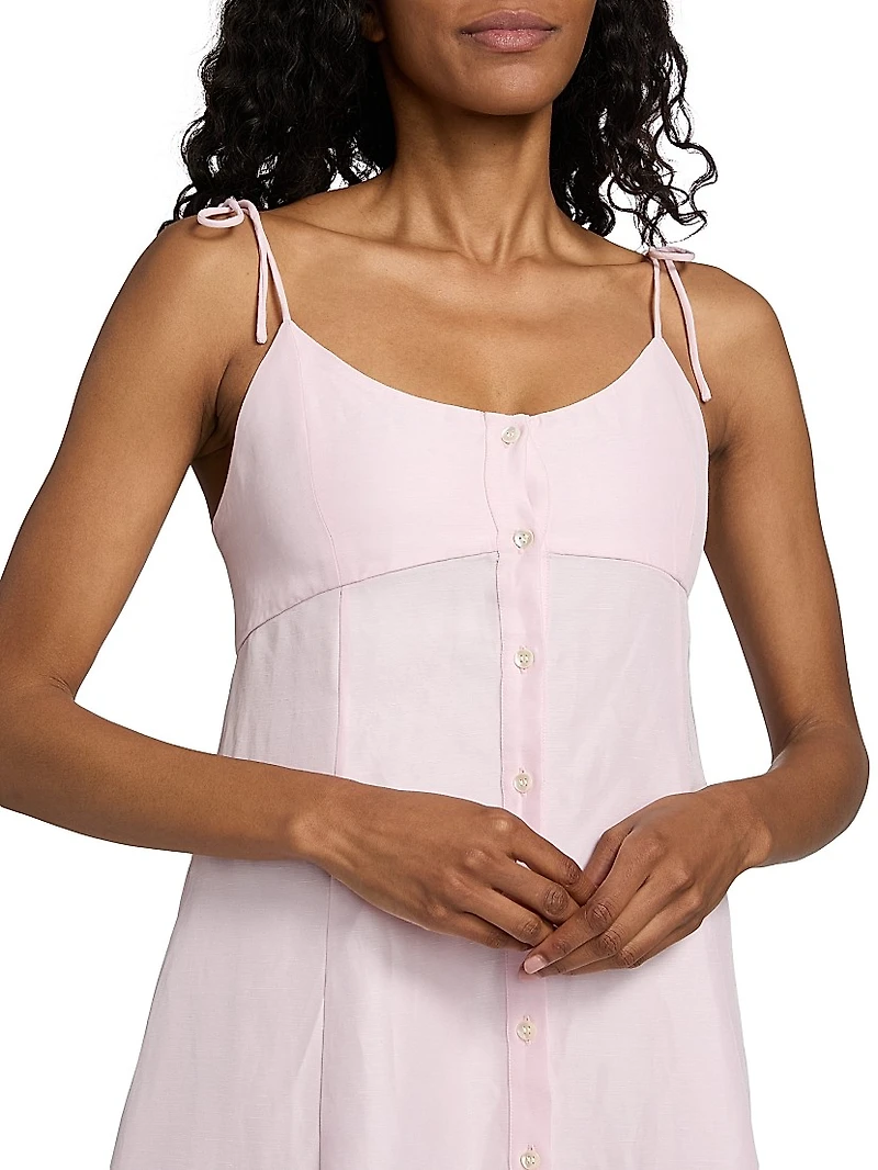 High Garden Satin Maxi Dress