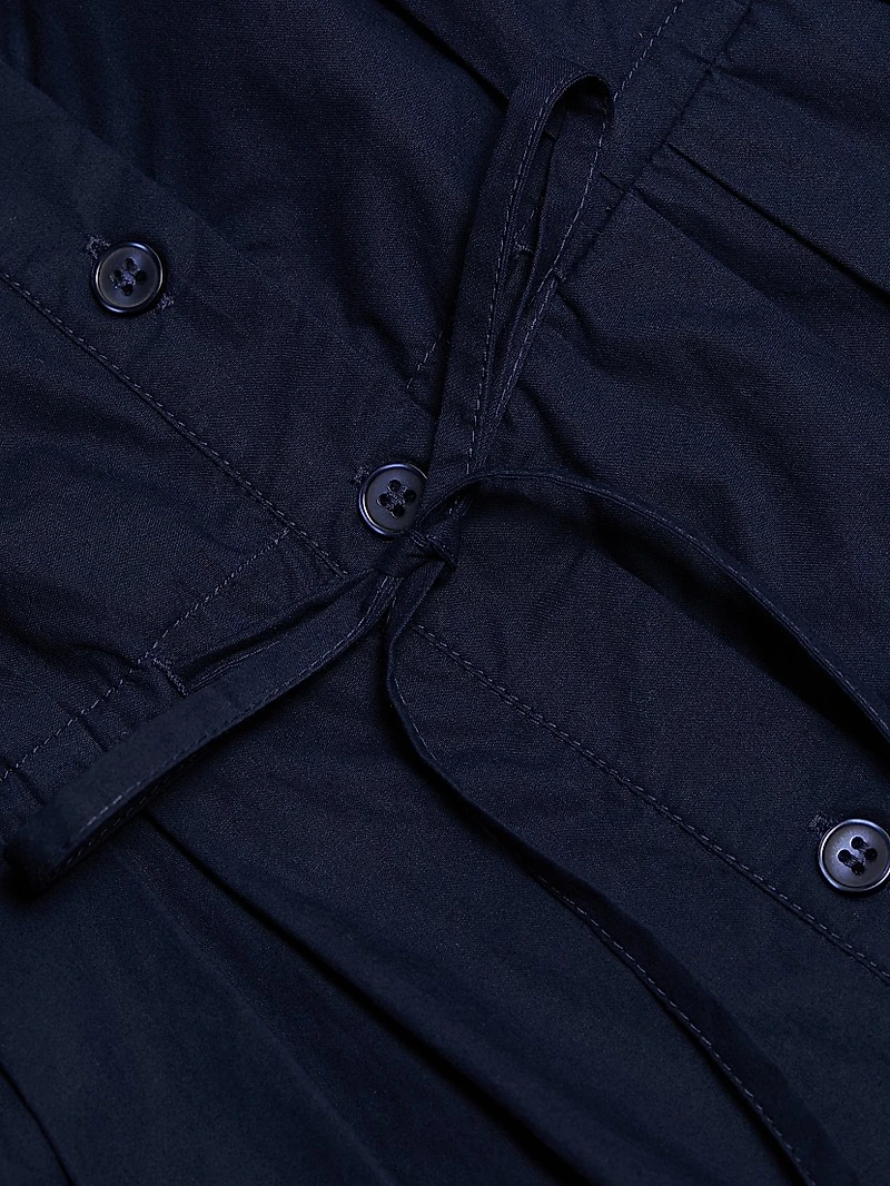 Fiesta Cotton Midi-Shirtdress