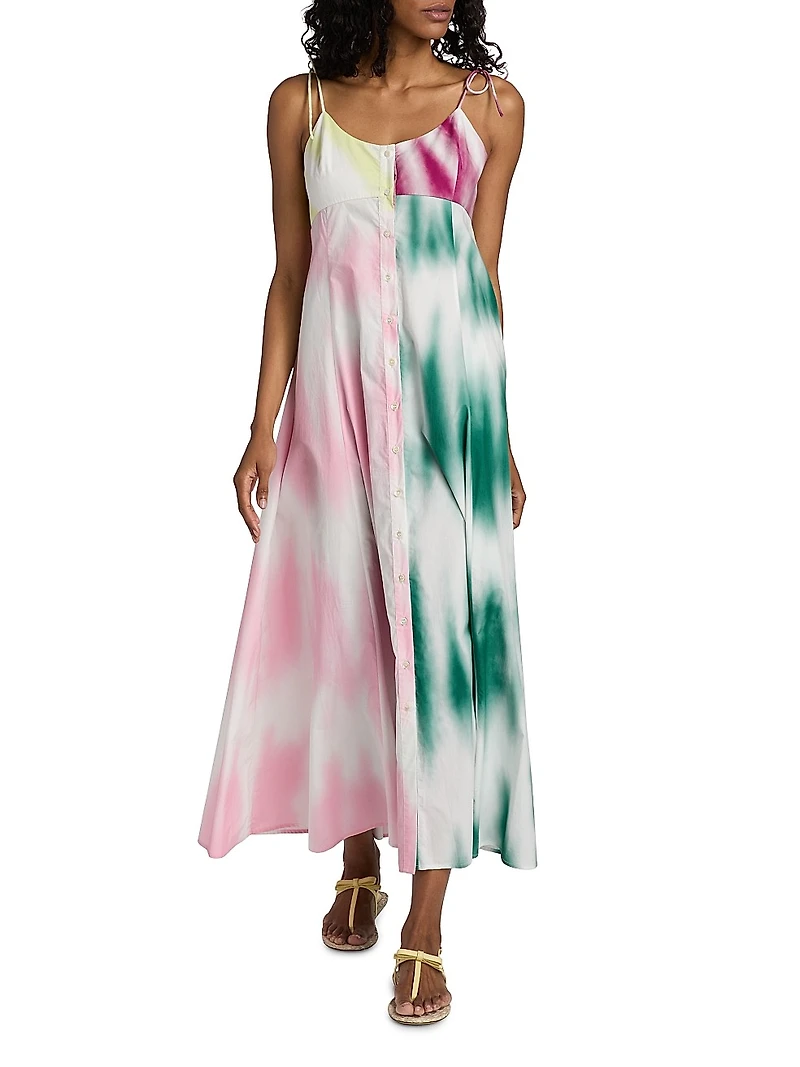 High Garden Tie-Dye Maxi Dress
