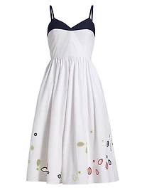 Undress Eyelet-Embroidered Cotton Midi-Dress