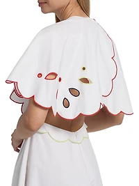 Buttercup Scalloped Cotton Minidress