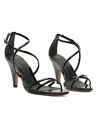 Lory 85MM Patent Leather Sandals