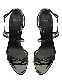 Lory 85MM Patent Leather Sandals