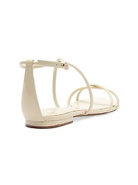 Lory Patent Leather Flat Sandals