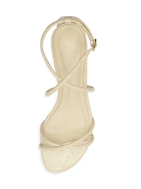 Lory Patent Leather Flat Sandals