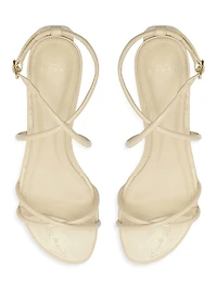 Lory Patent Leather Flat Sandals