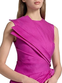 Kenley Gathered Sleeveless Minidress