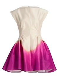 Emery Ombré Satin Minidress