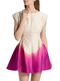 Emery Ombré Satin Minidress