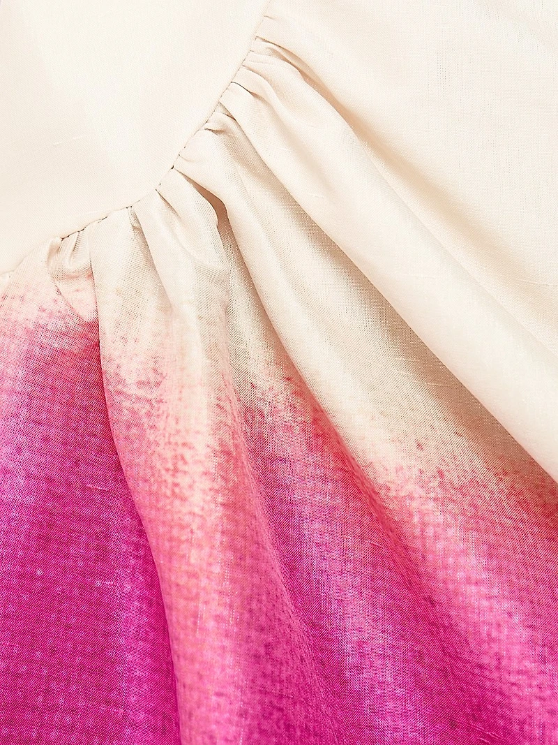 Emery Ombré Satin Minidress