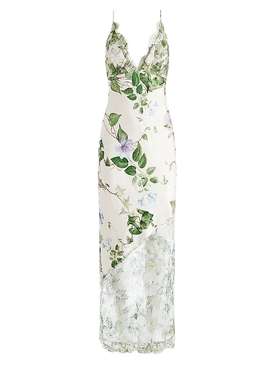 Claudia Floral Lace Slipdress