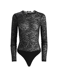 Taeyn Lace Crewneck Bodysuit