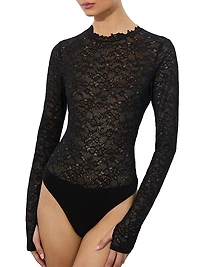 Taeyn Lace Crewneck Bodysuit
