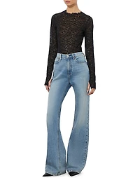 Taeyn Lace Crewneck Bodysuit