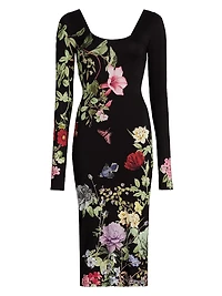 Delora Floral Sheath Dress