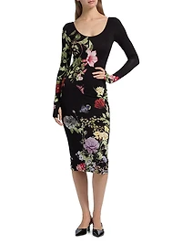 Delora Floral Sheath Dress