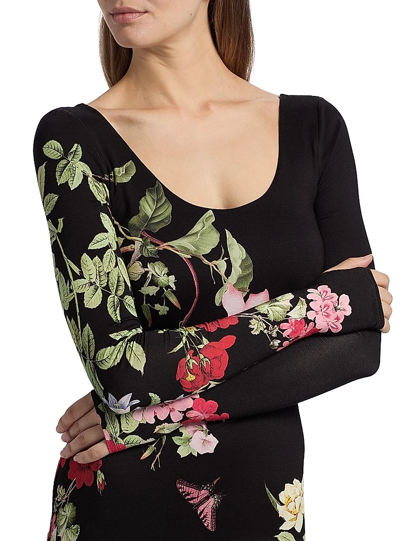 Delora Floral Sheath Dress