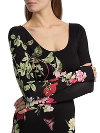 Delora Floral Sheath Dress