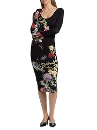 Delora Floral Sheath Dress