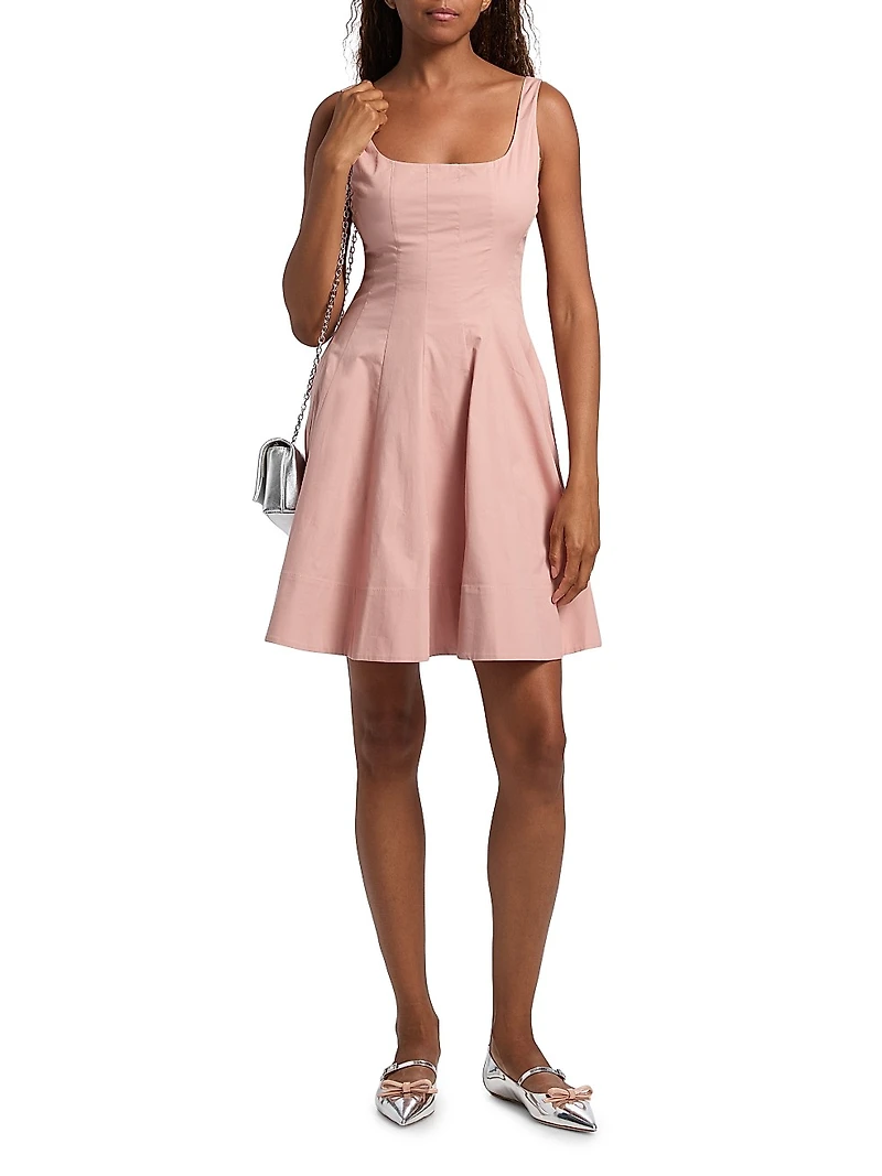 Wells Poplin Minidress