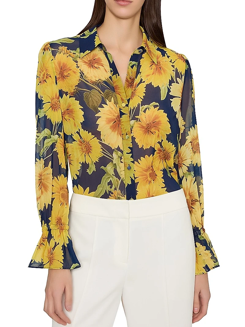 Lacey Sunflower Blouse
