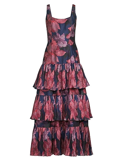 Luna Floral Tiered Maxi Dress