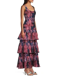 Luna Floral Tiered Maxi Dress