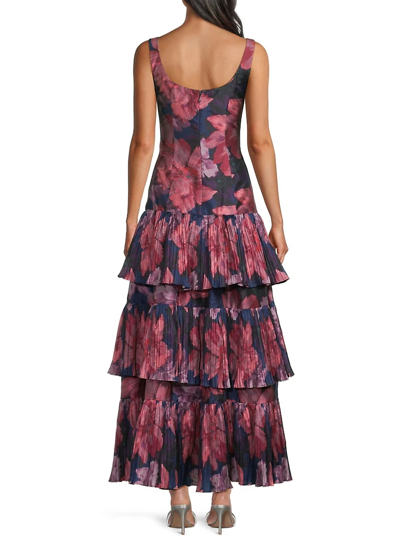 Luna Floral Tiered Maxi Dress