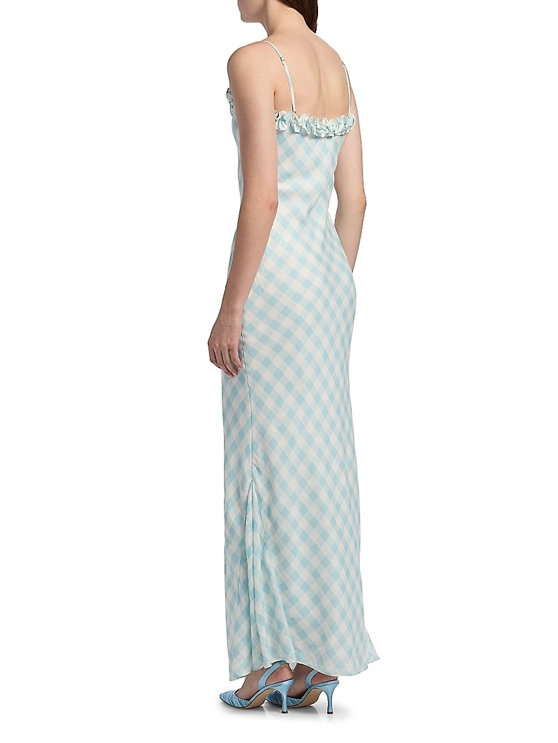 Le Fleur Posey Printed Maxi Slipdress