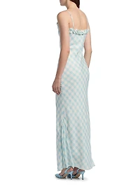 Le Fleur Posey Printed Maxi Slipdress