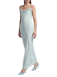 Le Fleur Posey Printed Maxi Slipdress