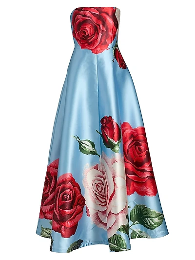 Le Fleur Audrey Strapless Gown