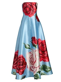 Le Fleur Audrey Strapless Gown