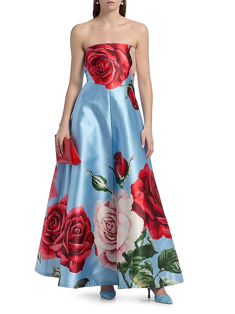 Le Fleur Audrey Strapless Gown